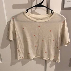 PINK cream and pink crop top